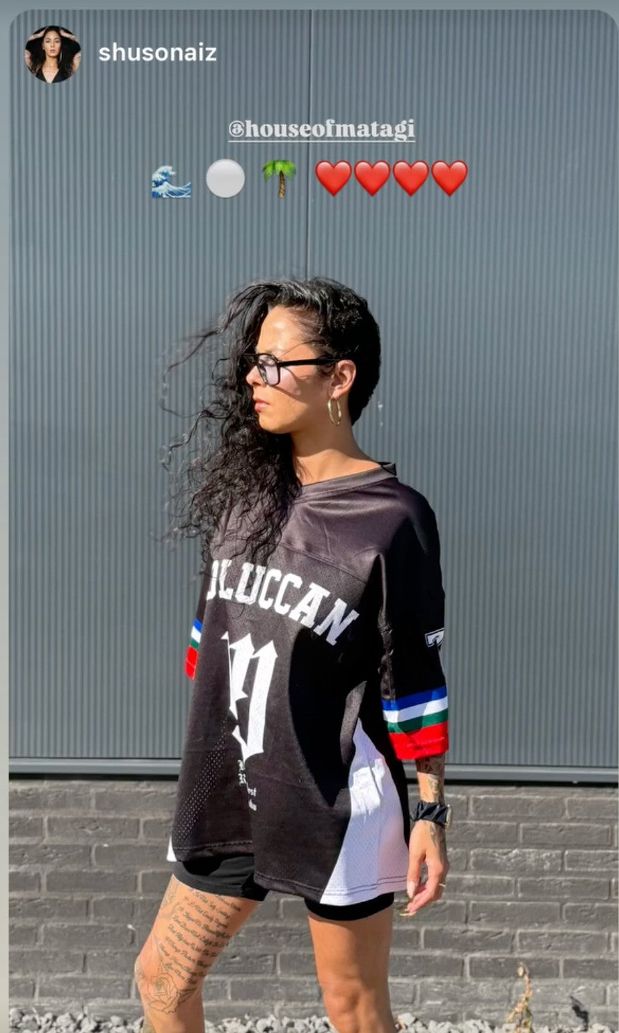 MATAGI community member styling a Moluccan jersey