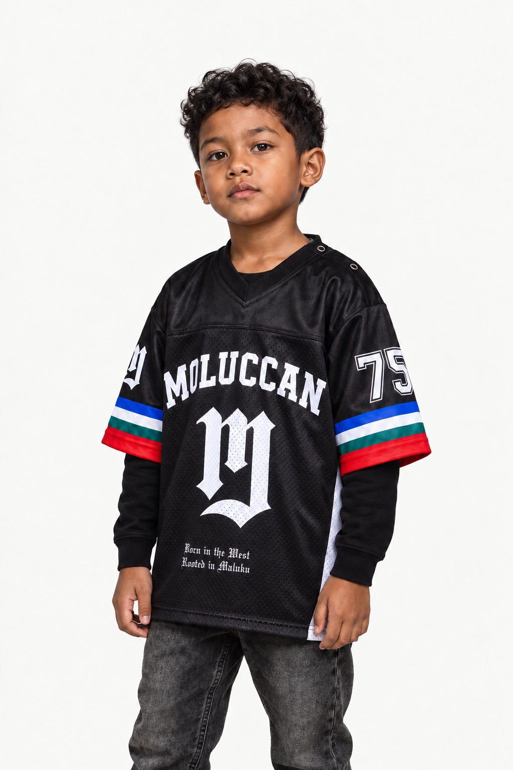 Matagi Moluccan Kids Jersey Black (DROP 002)