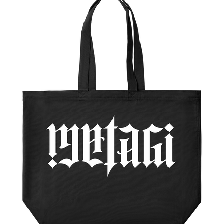 Matagi - 1x XL White Logo - Canvas Large Tote